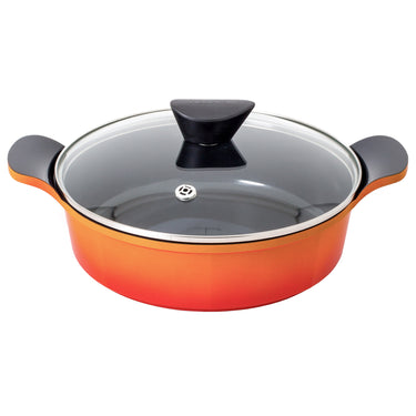 Venn Orange 2.7L Shallow Casserole